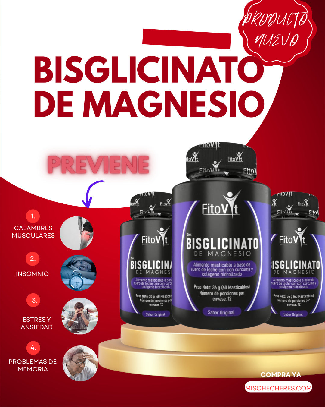 Bisglicinato de Magnesio